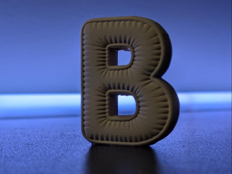 Letter B Pillow Cushion Decor