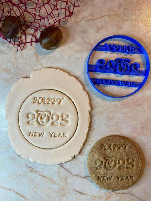 New year rabbit 2023 cookie cutter