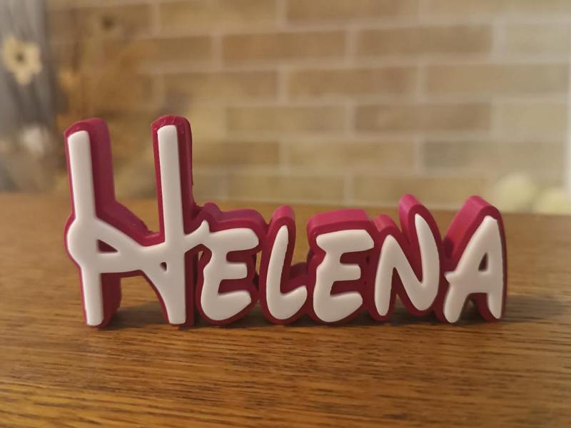 Helena Disney Name Sign Decorated Room child Birth