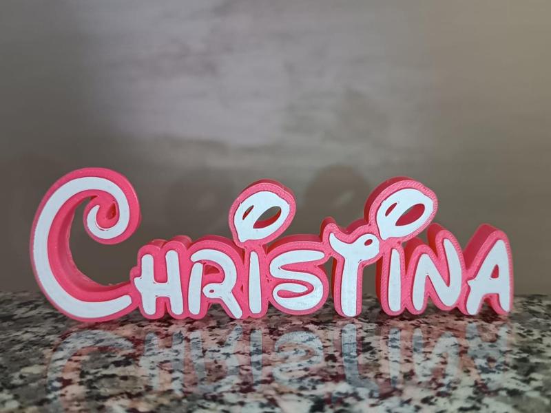 Christina Disney Name Sign Decorated Room child 