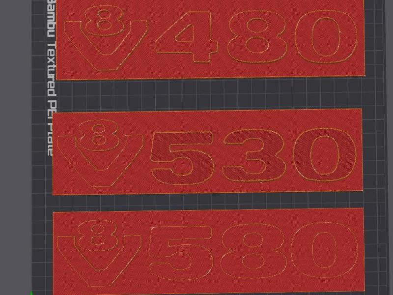 Scania 164 V8 Engine Logo 580.530.480