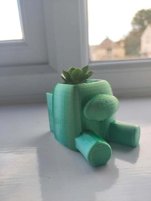 Among Us Plant Pot