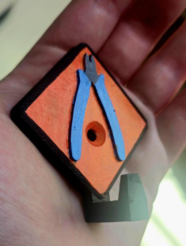 Wall Hook Mount For Nipper Pliers