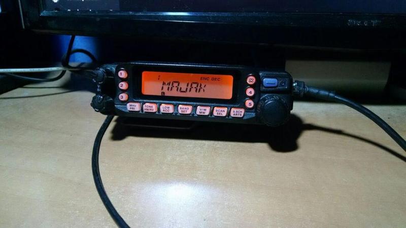 Yaesu FT-7800 remote face mount panel