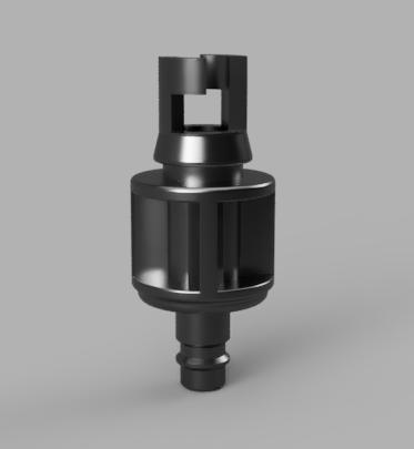 Pneumatic boat valve adapter for compressor