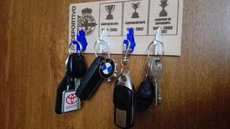 Soporte para llaves del depor