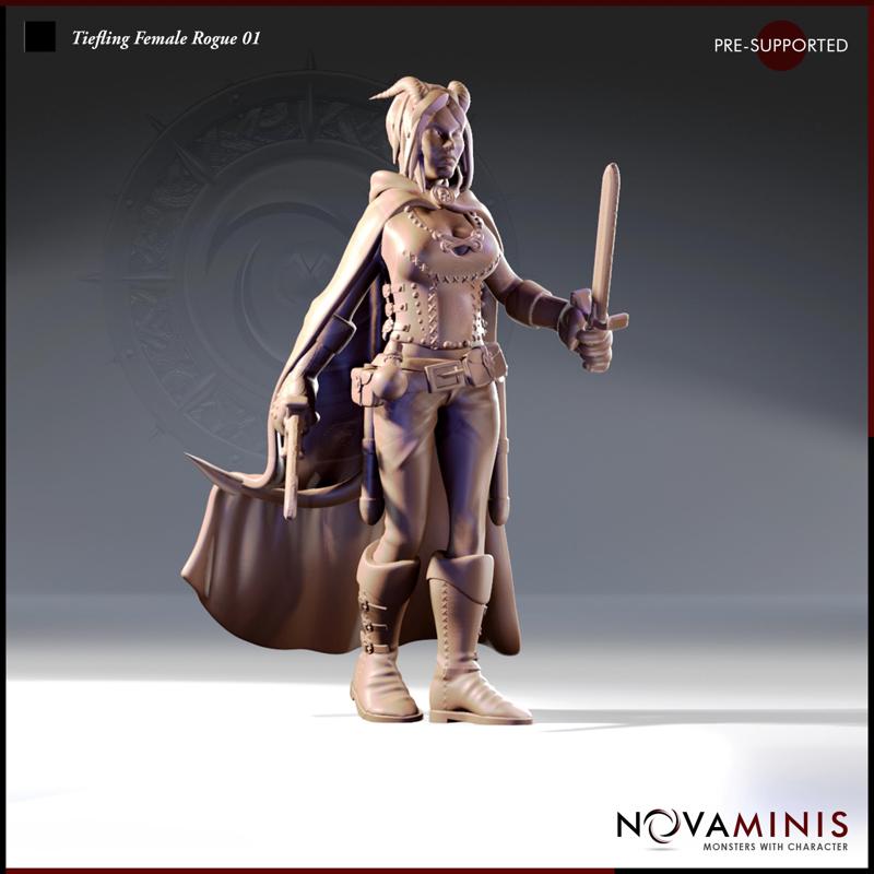 Tiefling Female Rogue 01