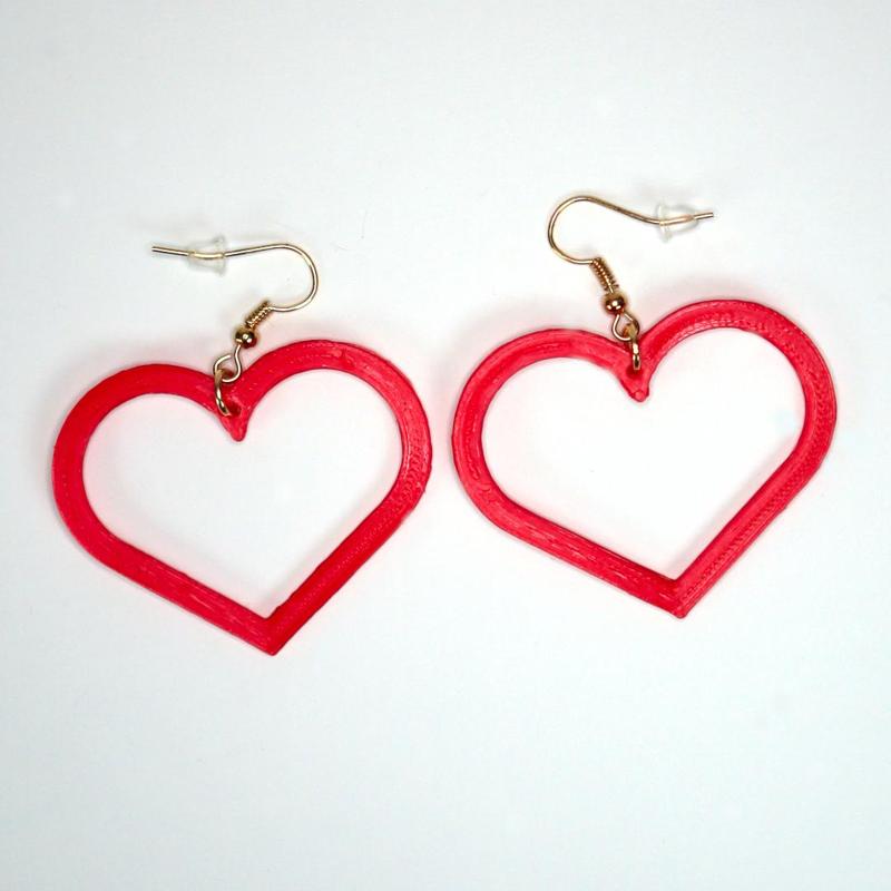 Heart earring