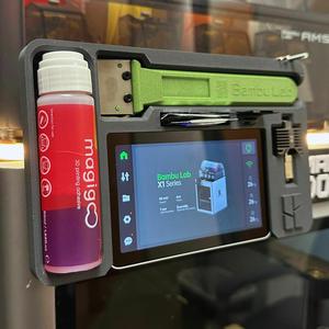 3D Printable Toolcase Faceplate Mounts on X1C & X1