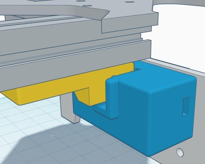 P3 Steel Y Bed Optical Stop Sensor Guide Mount Cover