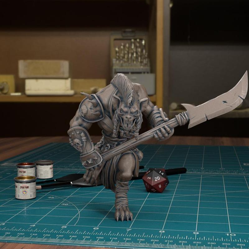 Gnoll Spearman [Pre-Supported]