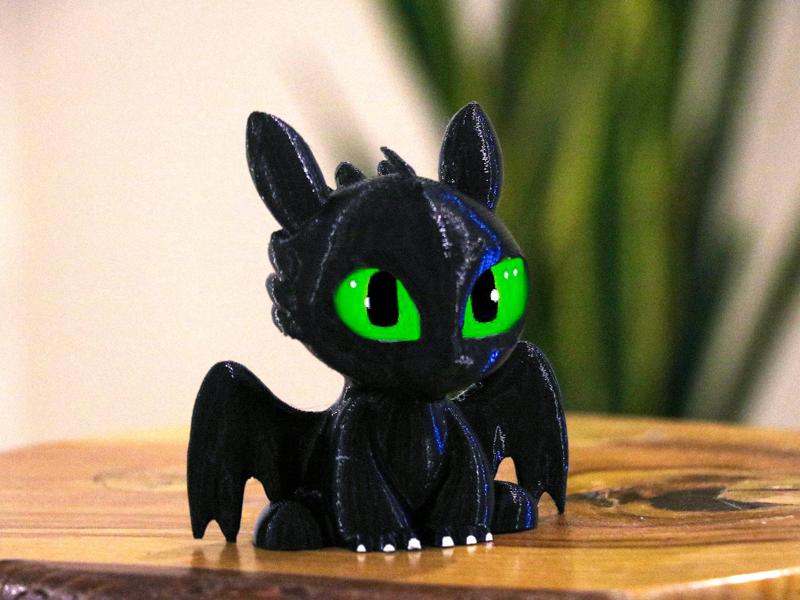 Toothless Dragon Night Fury by Printpals