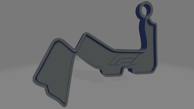 Marina Bay Street Circuit (F1) Keychain