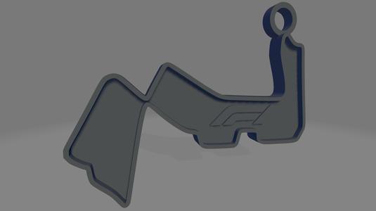 Marina Bay Street Circuit (F1) Keychain