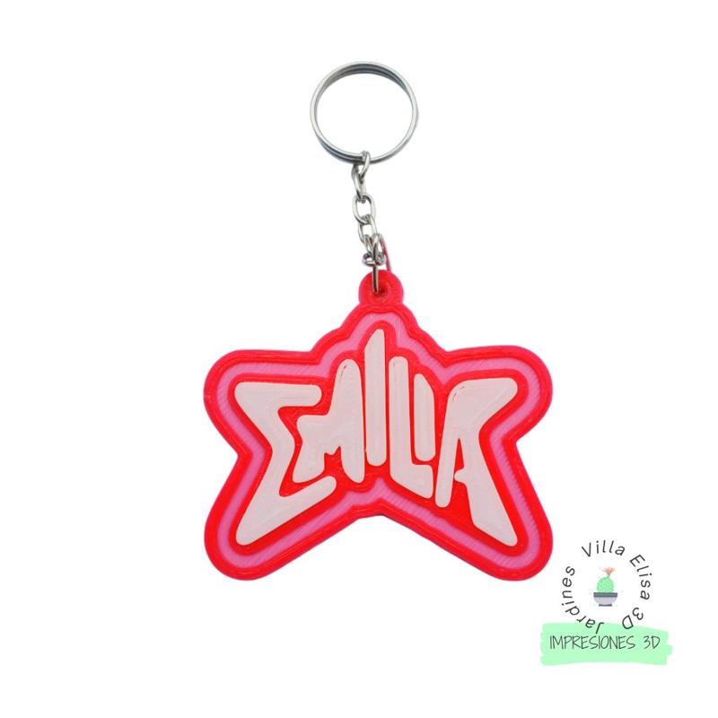 Emilia souvenir key ring