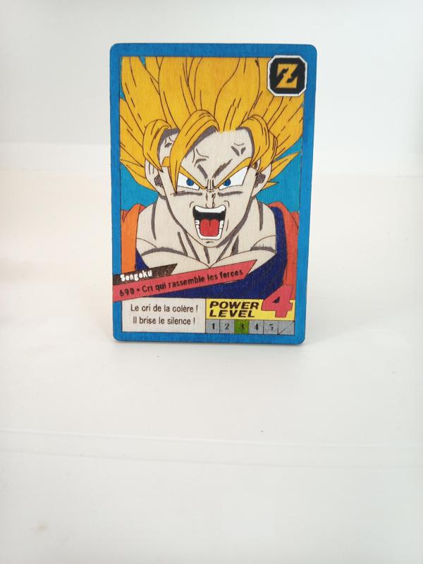 Dragon Ball Z Card - Card 690 - Laser Engraving ( lasercut Files / SVG )