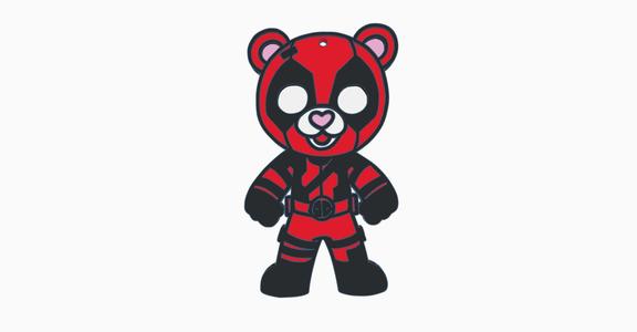 Cuddlepool Fortnite keychain