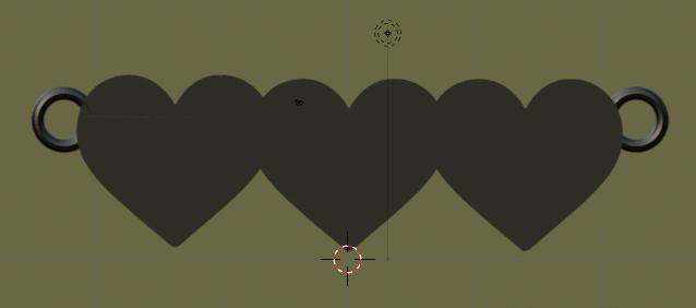 3D Wall Art - 3 Romantic Hearts