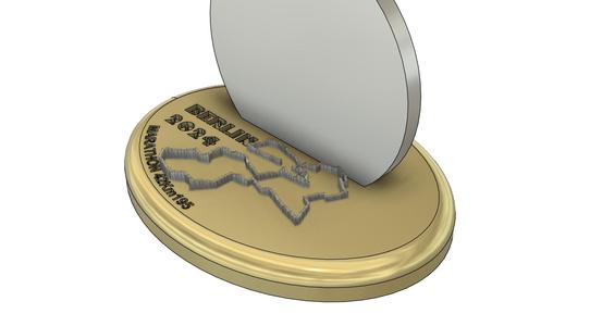 Medal display Medaillenpräsentation Marathon Berlin 2024