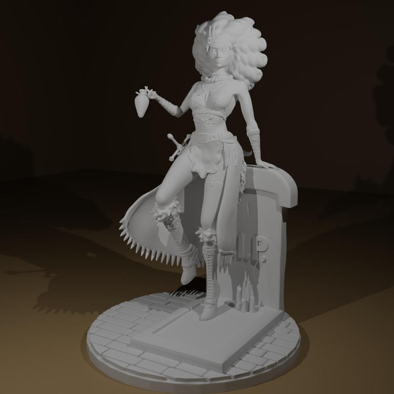 Smite maman brigitte - Fan Art