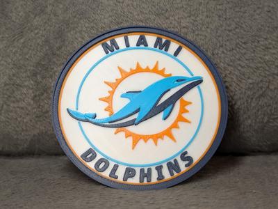 Miami Dolphins stackable coaster