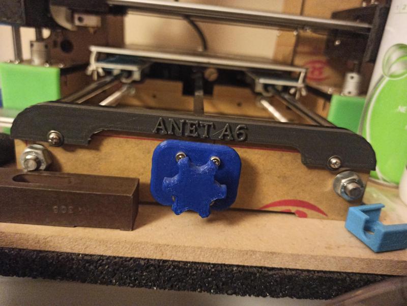 Anet A6 Blocking front panel with smooth rods