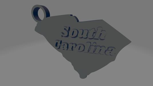 South Carolina Keychain