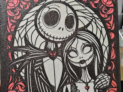 Glow-ITD Nightmare Before Christmas LED Lightbox