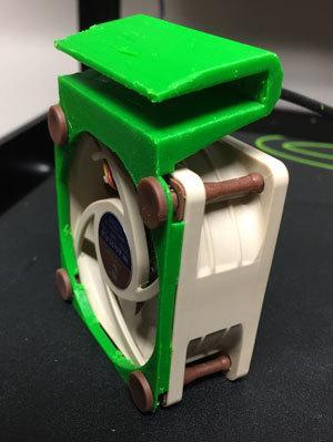 Noctura Fan Holder with Frame clip