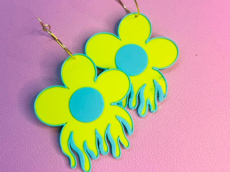 Melting Flower Earrings