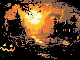 Halloween Evil Pumpkins Hueforge