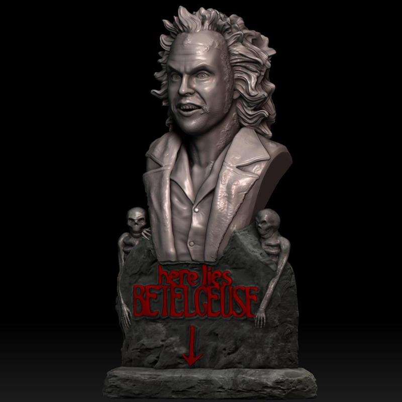 Beetlejuice bust