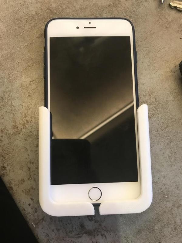 Ipad 7 Plus with bumper case wall mount 