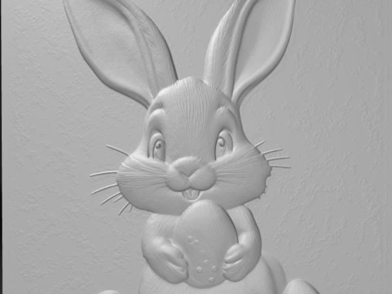 Easter Bunny with Egg 