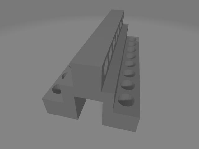 Support for 8 perislastic tubes