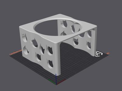 Feeding bowl holder for pets /Feeding bowl elevation/holder for Pets V0.6