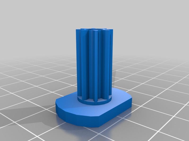 [Abandoned project] Logitech MOMO Racing Wheel 900° / 1000° mod gear (connect to retainer) (lego rack also required)