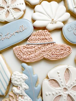 4 sizes - Sun Beach Floppy Hat Cookie Cutter - SHARP cutting edges! For Ocean, Tropical, Travel Sets