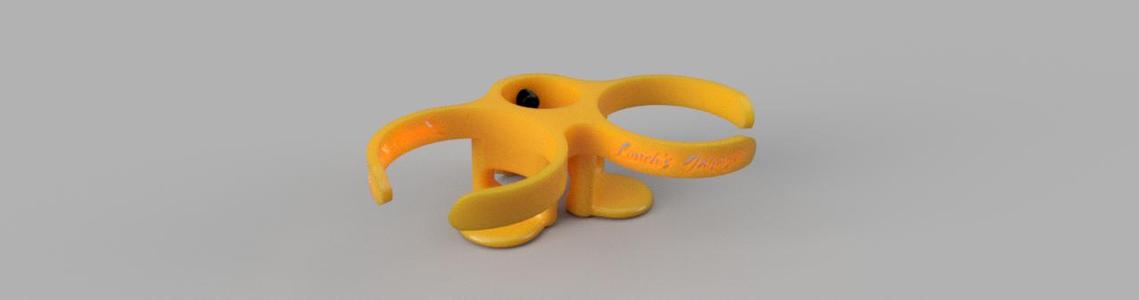 Can holder for beach umbrella / Sujeta Birras para para sombrilla