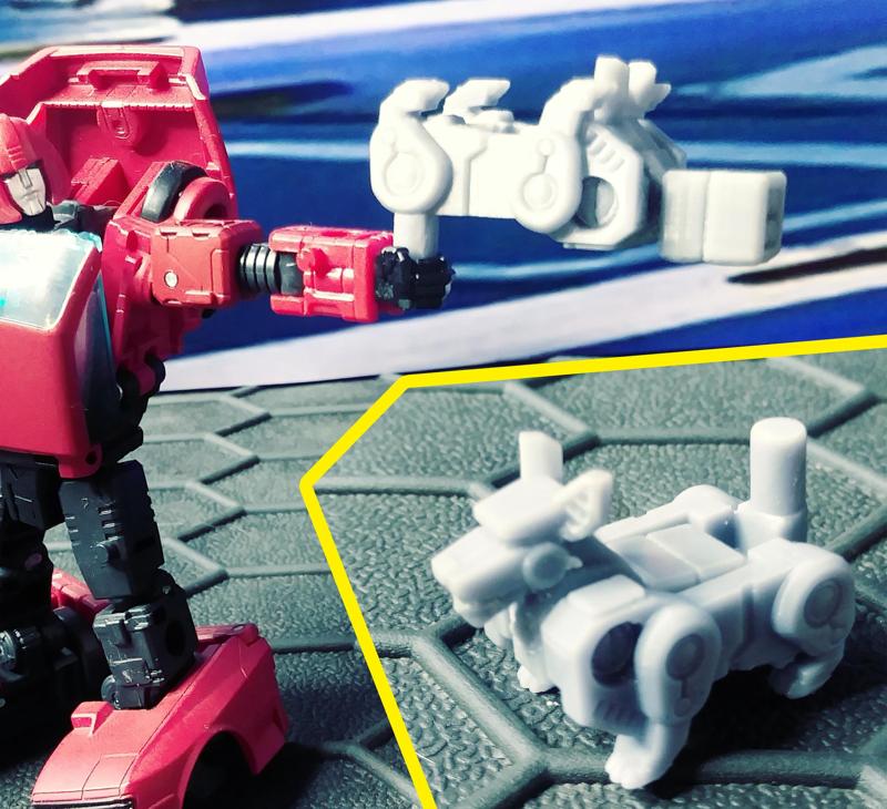 Sir Misslebottom Corgi/Missle Gun Weaponoid (5mm)