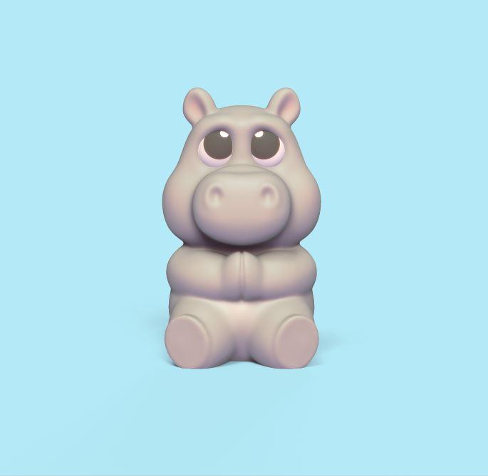 Sitting Hippo