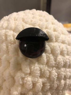 Stuffed Animal Eye Lids Crocheting