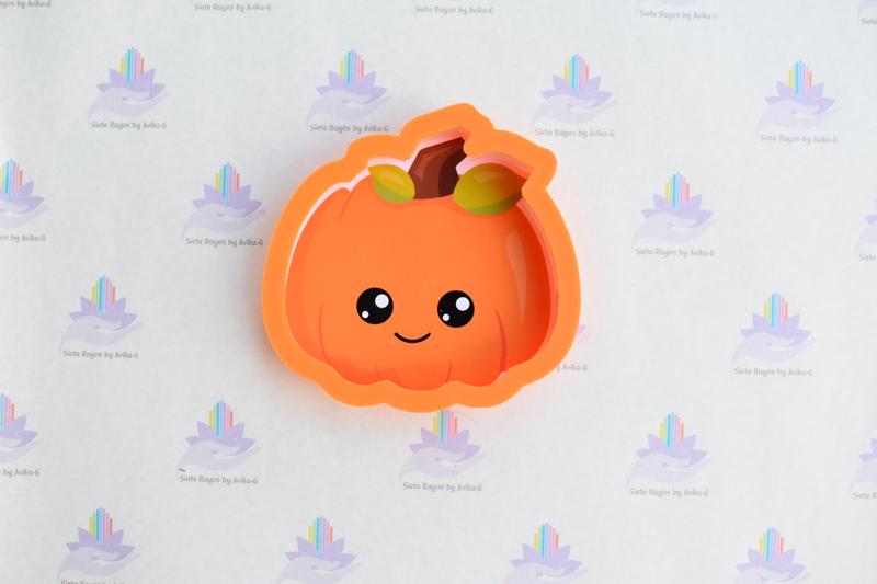 Kawaii Pumpkin Halloween Cookie Cutter