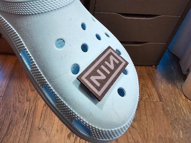 Nine Inch Nails Croc Charm