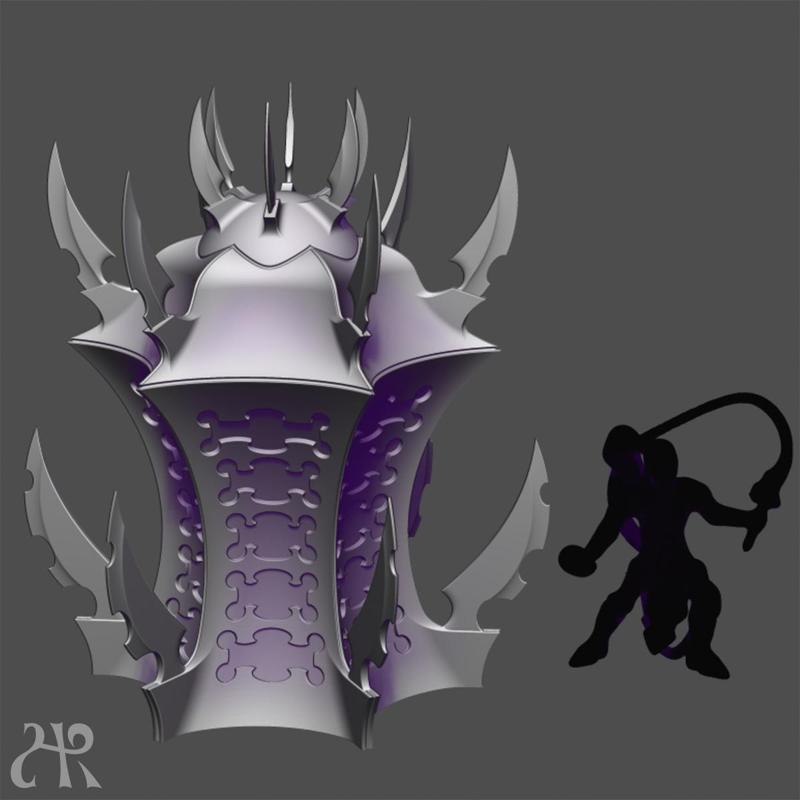 Evil Space Elven Terrain - Pain Accumulator