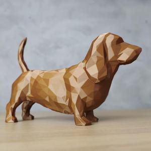 Basset Hound Low Poly