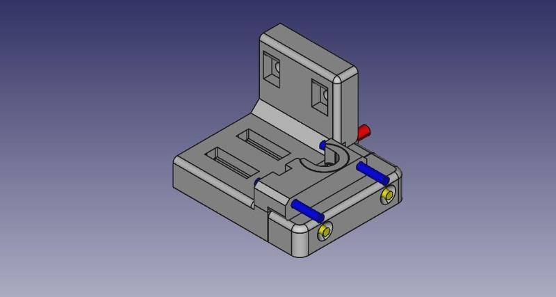 Soporte para hotend JHEAD y extrusor directo