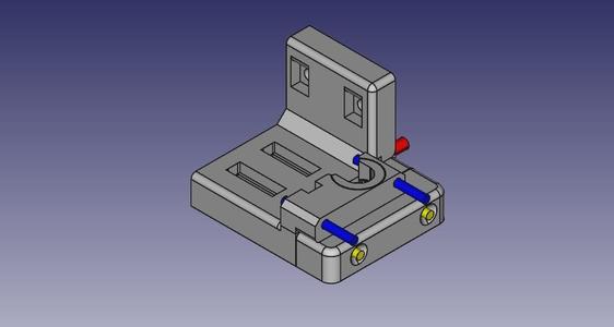 Soporte para hotend JHEAD y extrusor directo