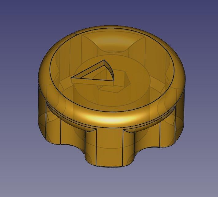 Anycubic Delta tower "big" screw head regulator