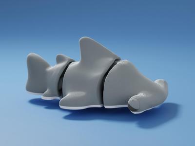 Shark Articulated & Keychain